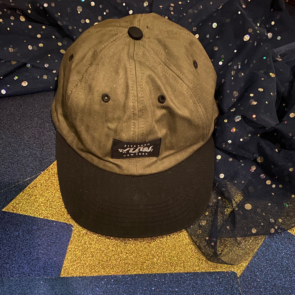 5boronyc Made In Usa Army Green Black Baseball Hat Rare Nwot Rare Unisex